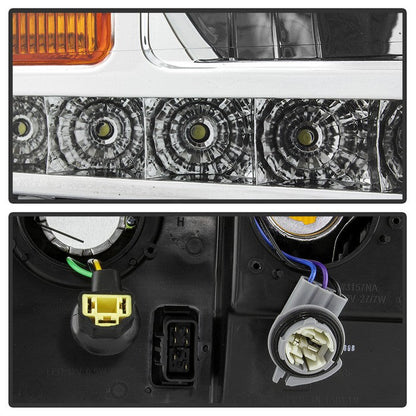 SPYDER xTune 00-05 Cadillac Deville Crystal Headlights - Chrome (HD-ON-CADDEV00-C) 9040375