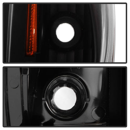 SPYDER Xtune Toyota Tacoma 01-04 1 Piece w/ Chrome Trim Crystal Headlights Black HD-ON-TT01-1PC-LED-CC-BK 5056221