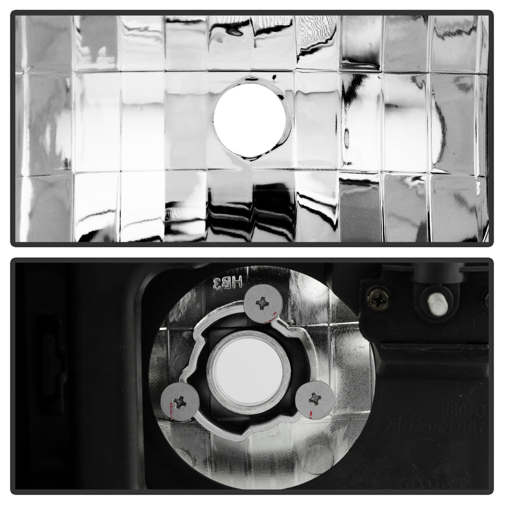 Spyder Chevy C/K Series 1500/2500 88-99/Chevy Tahoe 95-99Crystal Glass Headlights Chrm HD-YD-CCK88-C 5012388