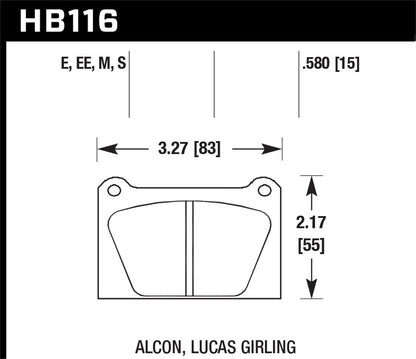 Hawk Disc Brake Pad *Discontinued