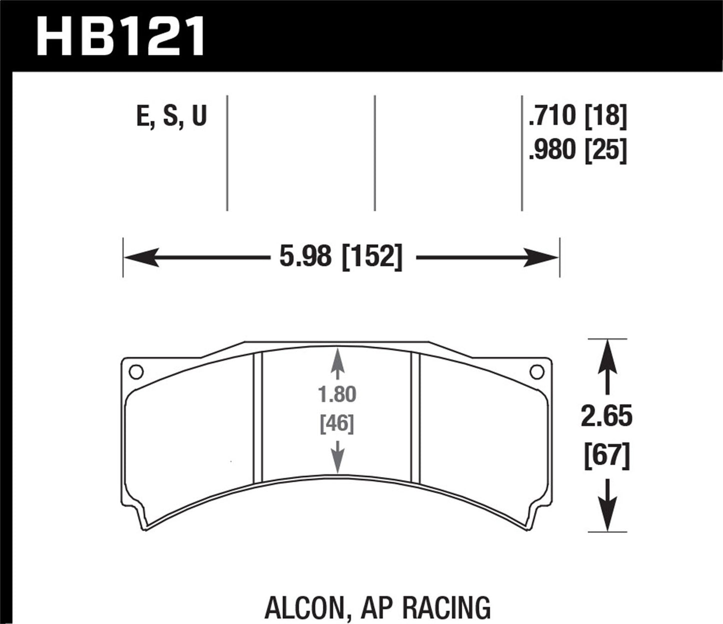 Hawk Disc Brake Pad