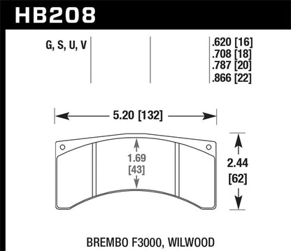 Hawk Disc Brake Pad