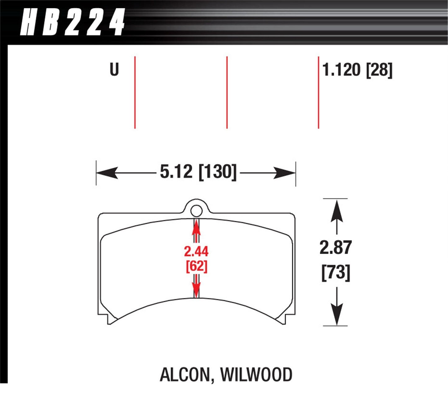 Hawk Disc Brake Pad