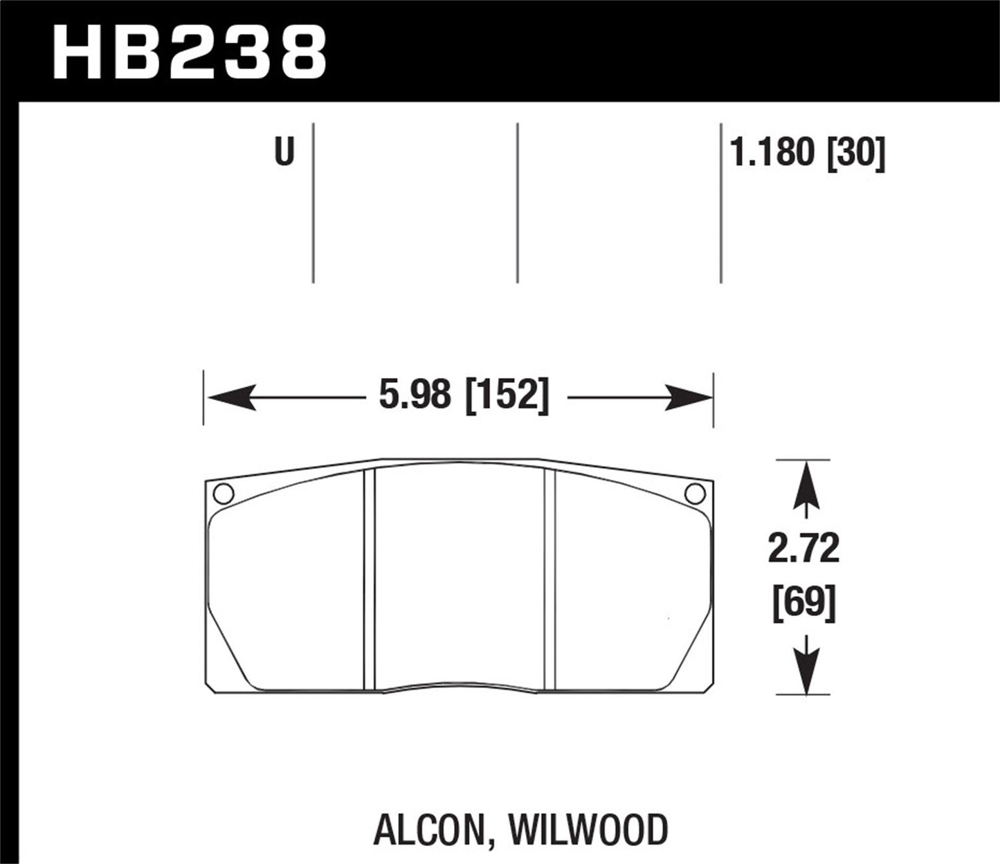 Hawk Disc Brake Pad