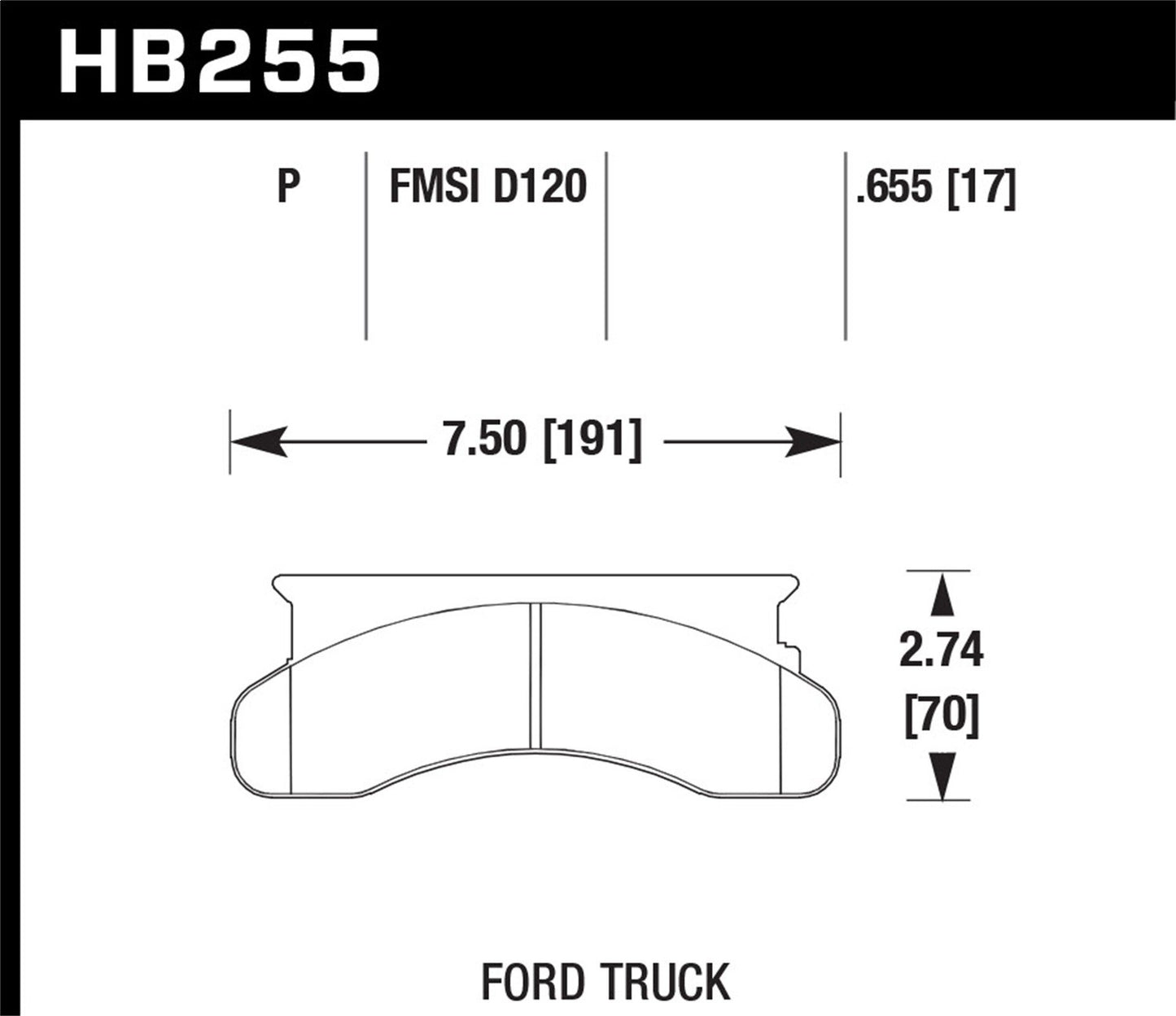 Hawk SuperDuty Brake Pads Front Ford E-250 Econoline Super Wagon 80-80