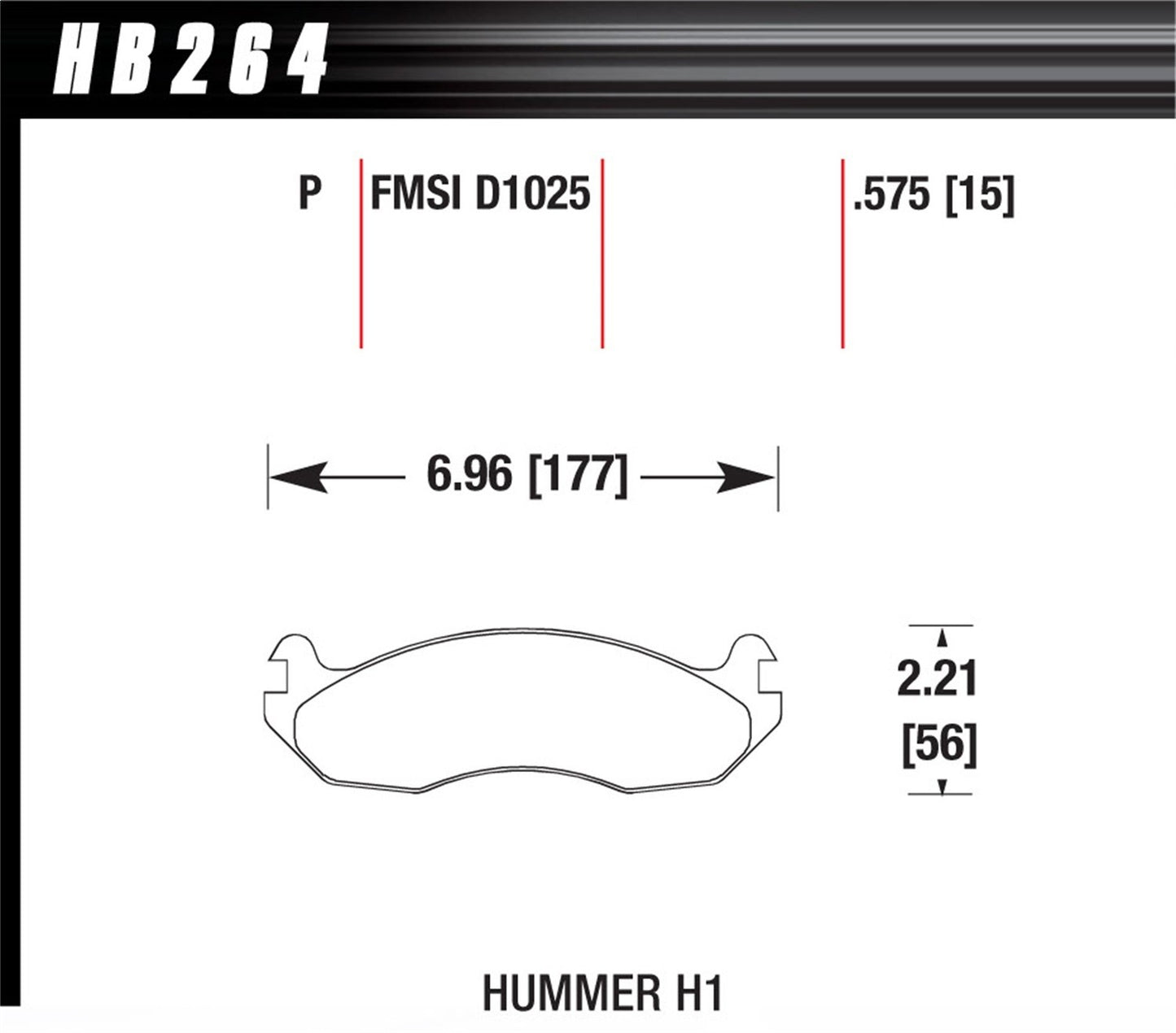Hawk SuperDuty Brake Pads Rear Hummer H1 Alpha 2006-2006
