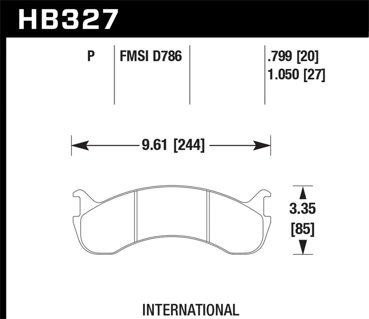 Hawk Disc Brake Pad