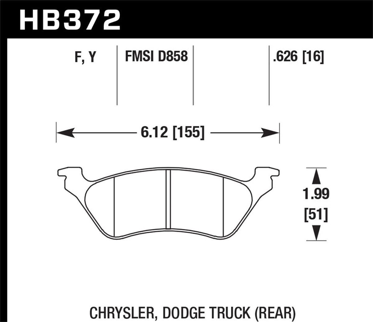Hawk Disc Brake Pad