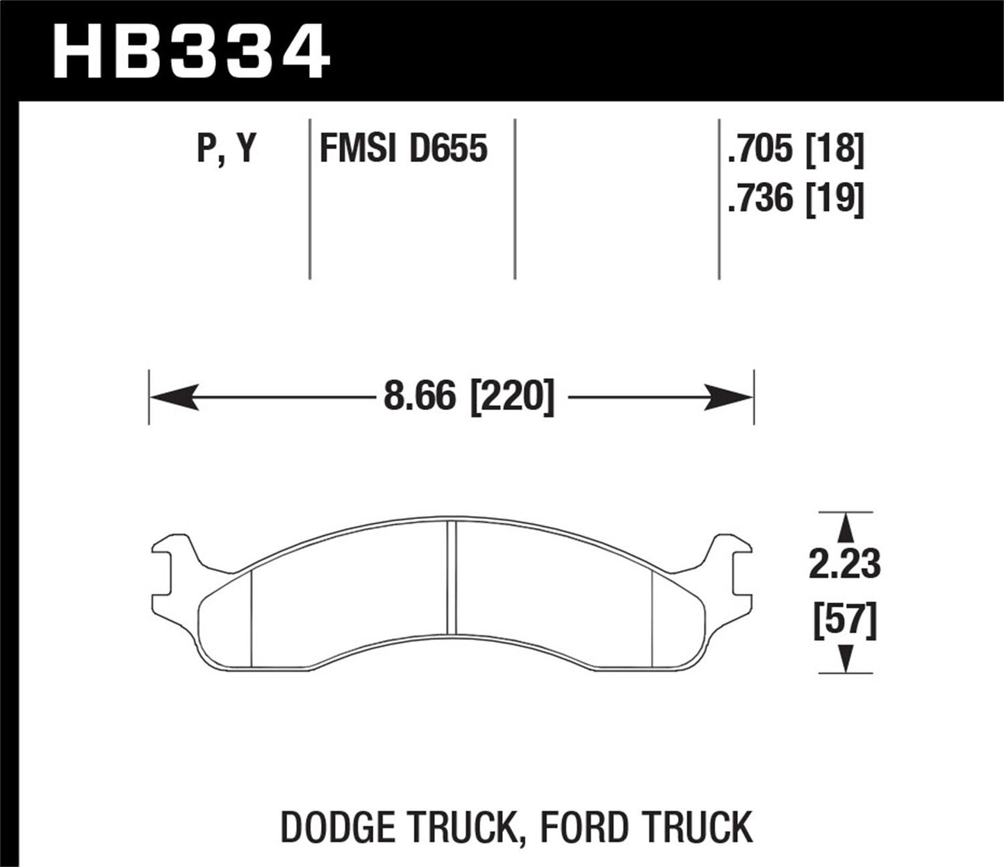 Hawk LTS Truck/SUV Brake Pads Front Ford E-250 Econoline Base 1997-2003