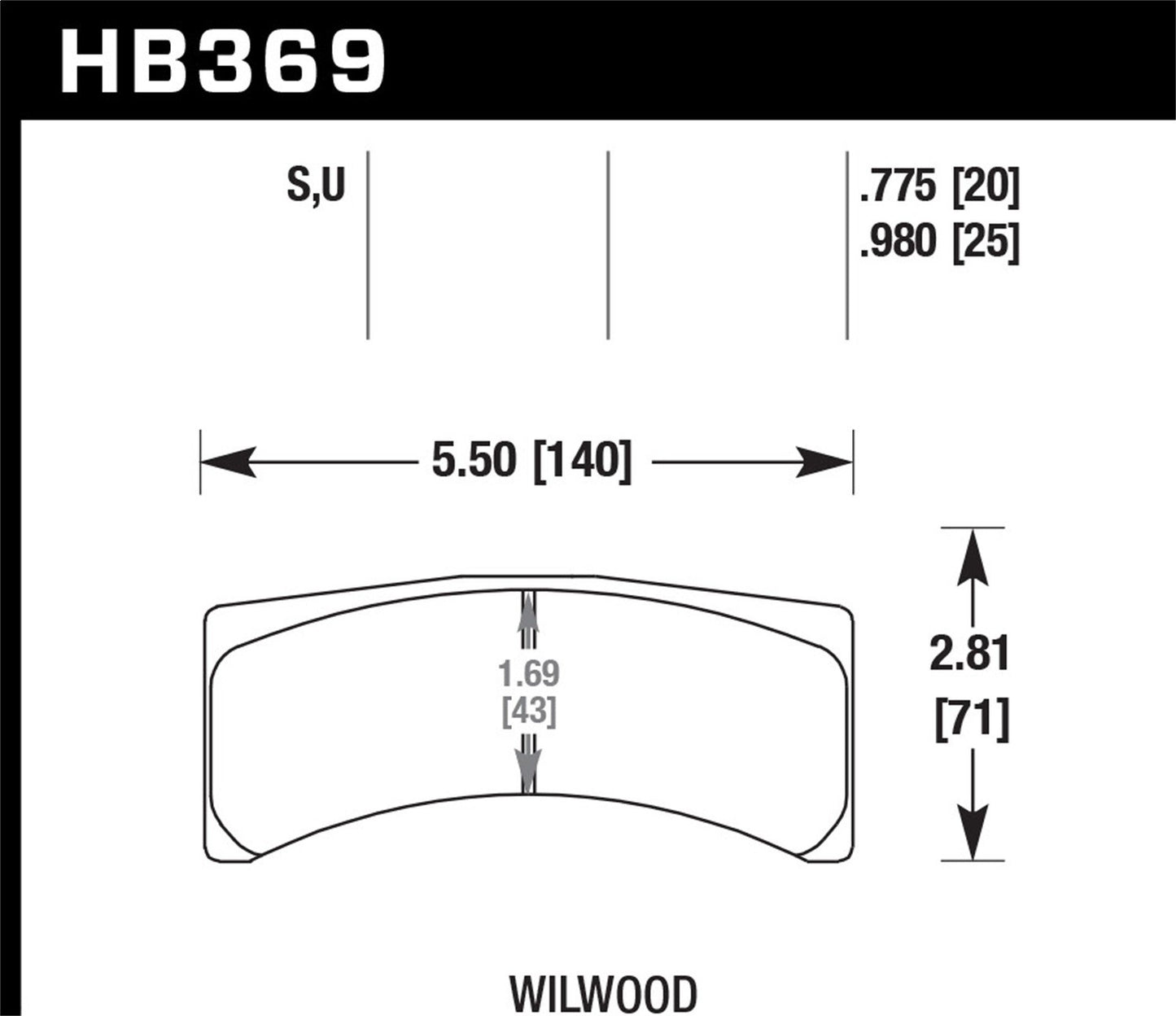 Hawk Disc Brake Pad