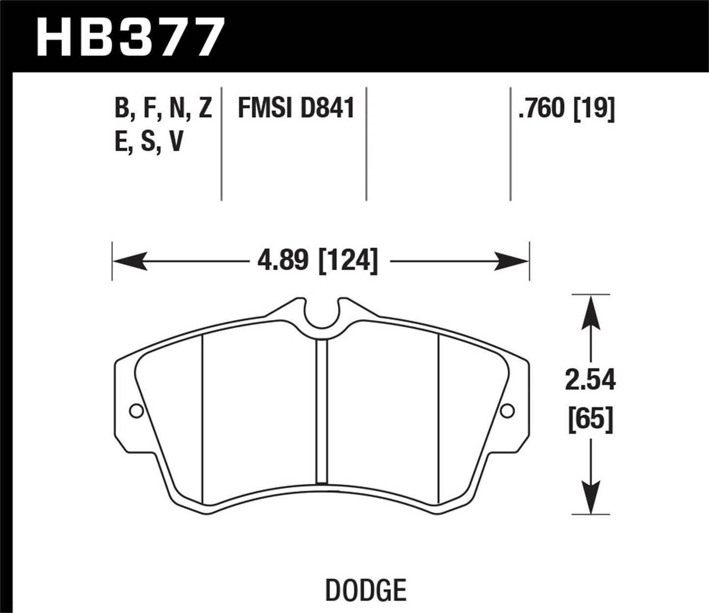 Hawk HP Plus Brake Pads Front Chrysler PT Cruiser Turbo 03-04 *Discontinued