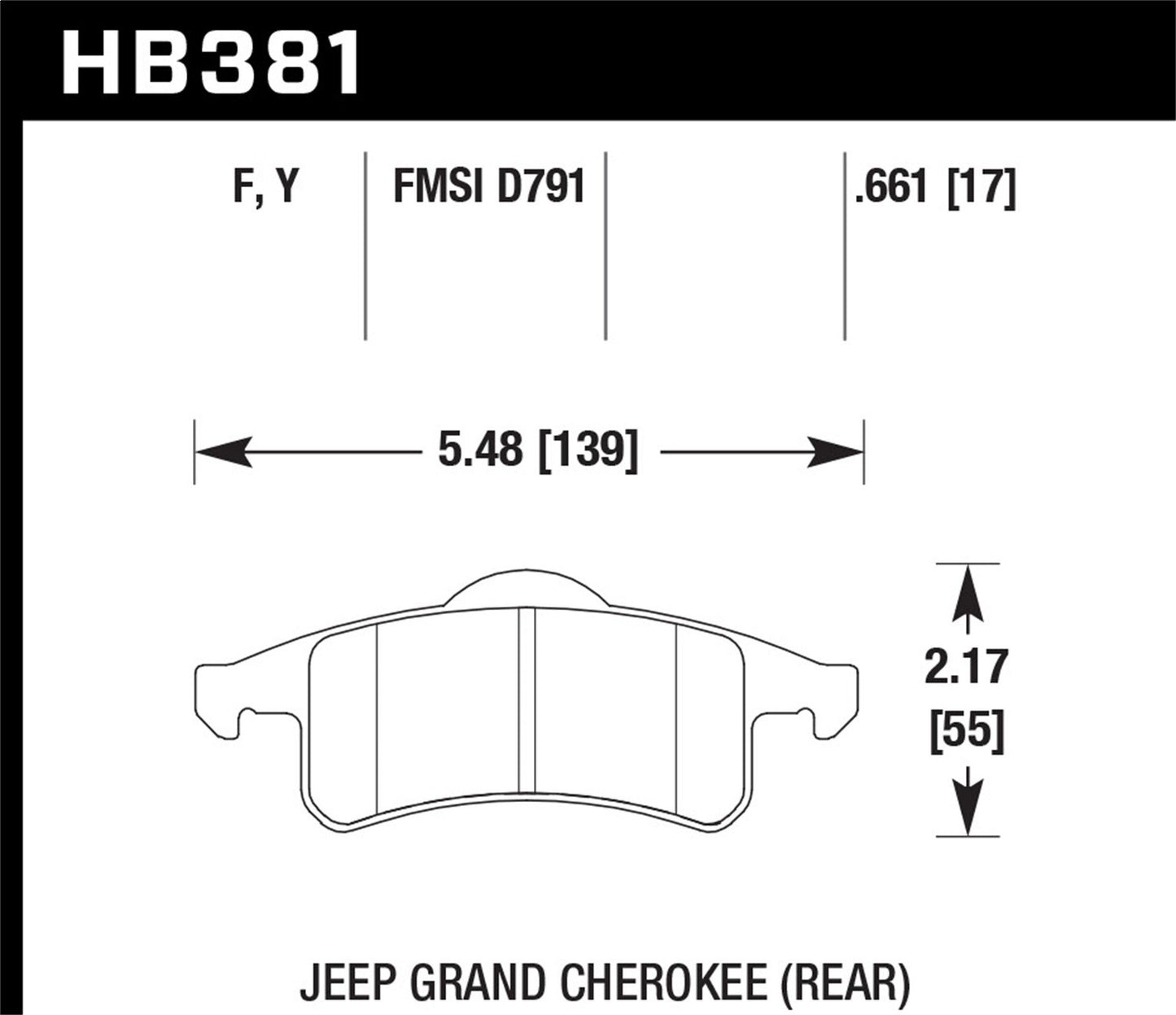 Hawk LTS Truck/SUV Brake Pads Rear Jeep Grand Cherokee Laredo 1999-2002 *Discontinued
