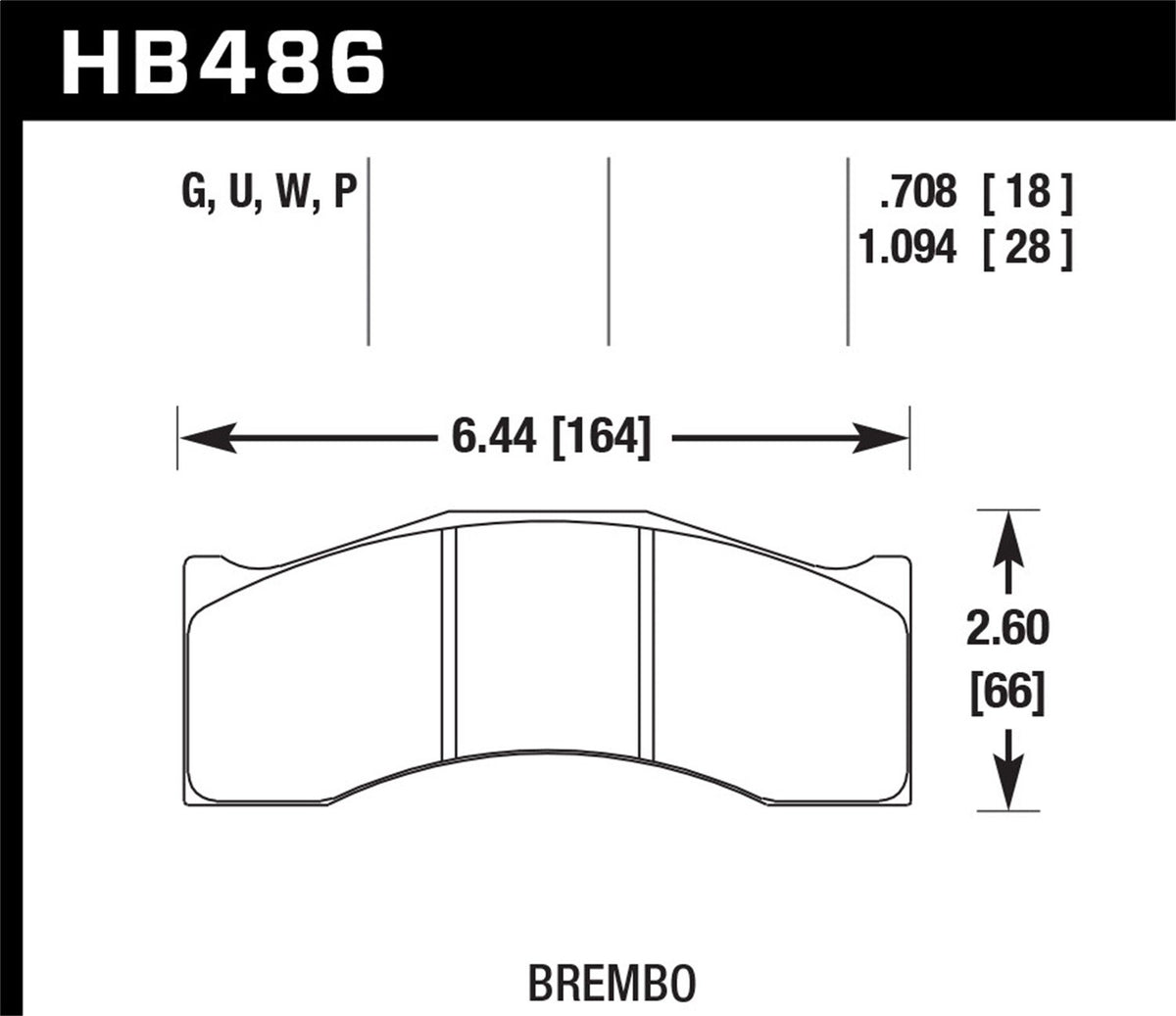 Hawk Disc Brake Pad
