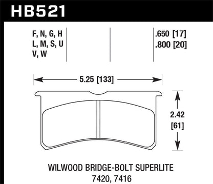 Hawk Disc Brake Pad *Discontinued