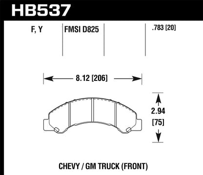 Hawk LTS Street Front Brake Pad