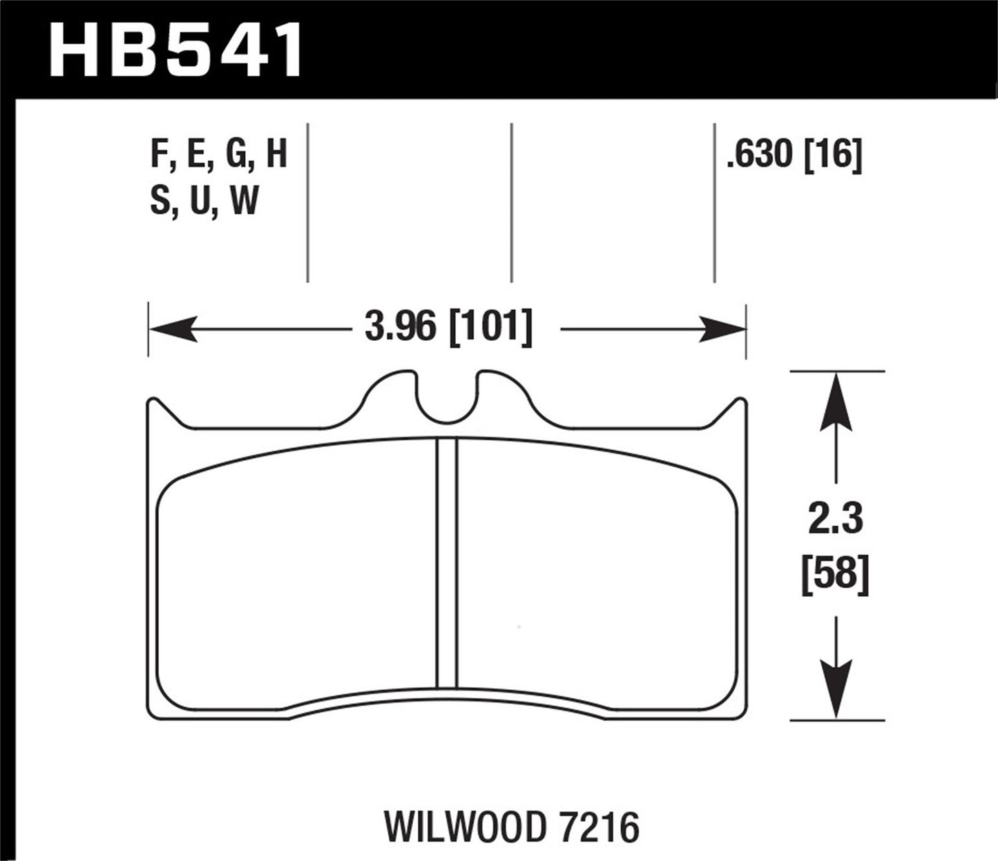 Hawk Disc Brake Pad