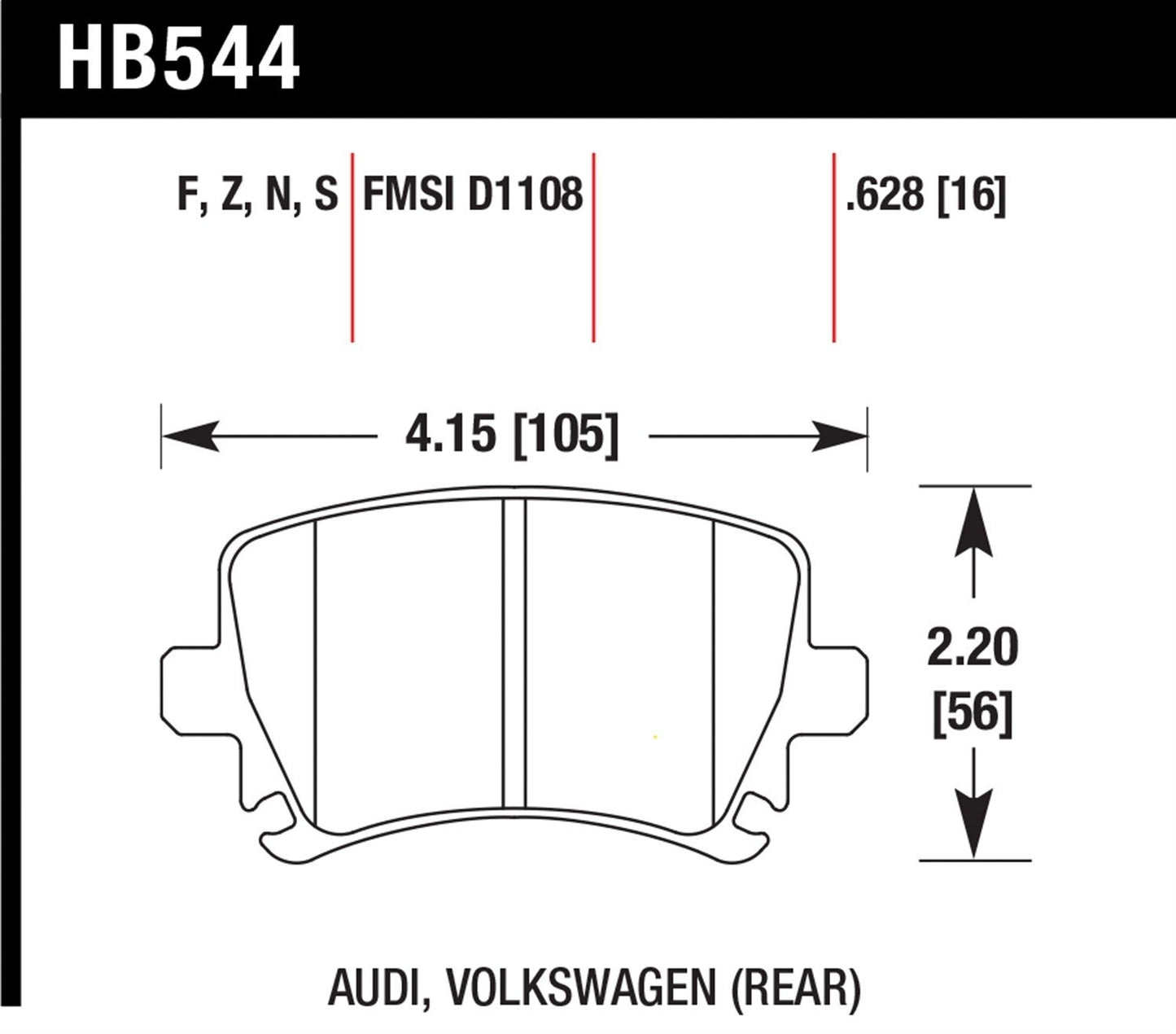 Hawk Disc Brake Pad