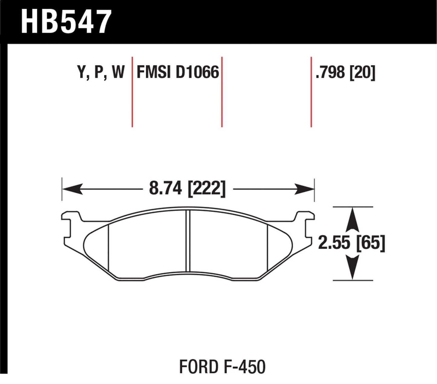 Hawk Disc Brake Pad