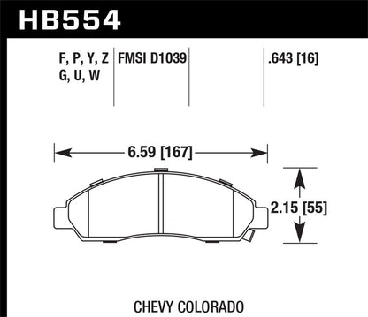Hawk Disc Brake Pad