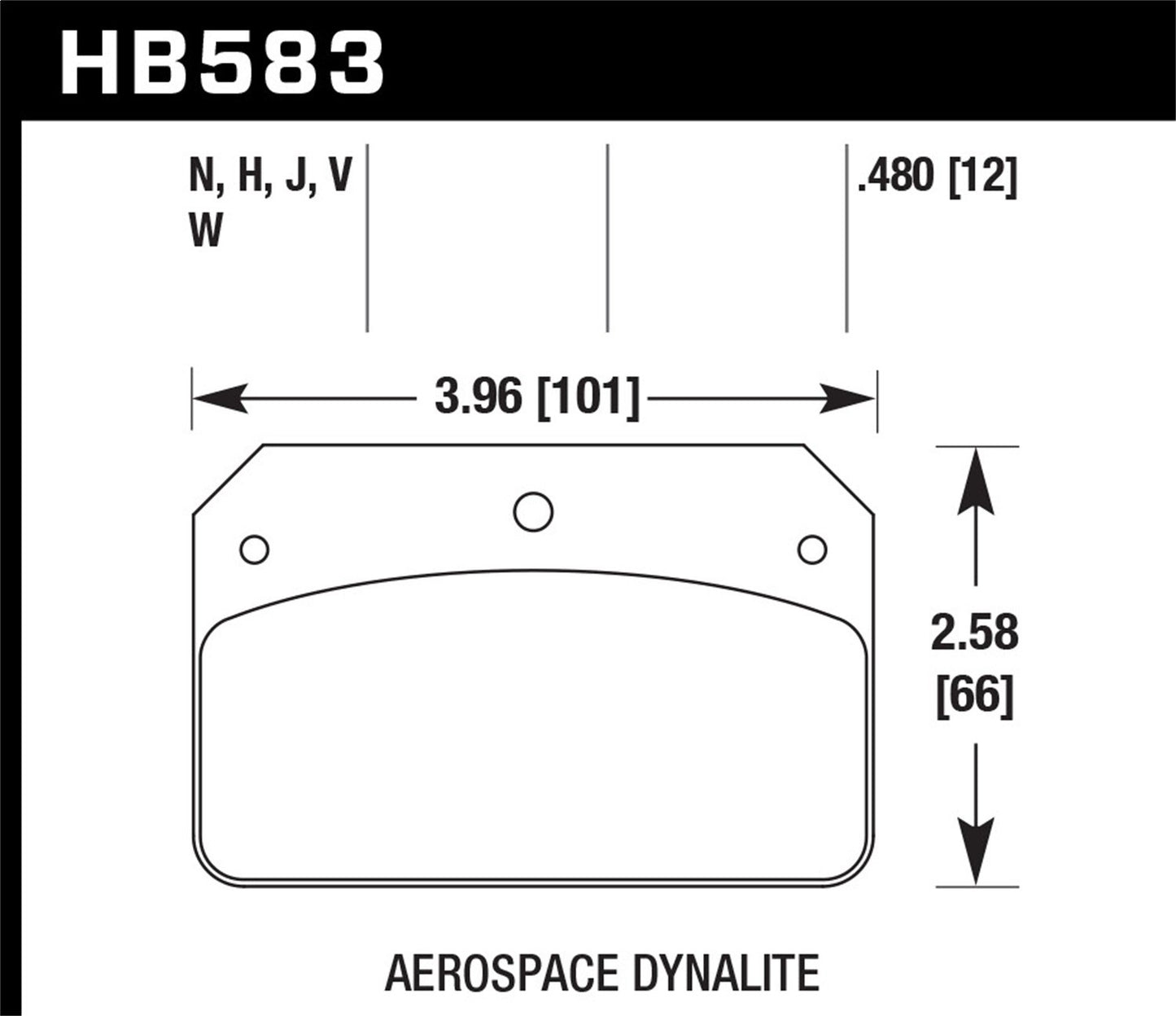 Hawk Disc Brake Pad
