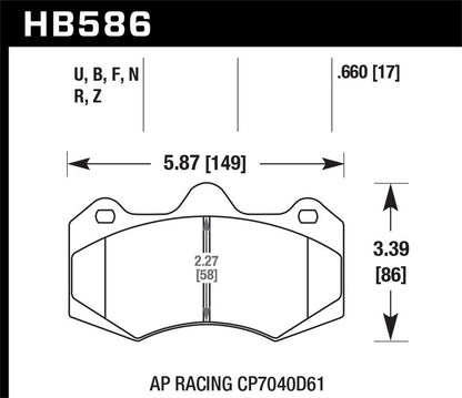 Hawk Disc Brake Pad
