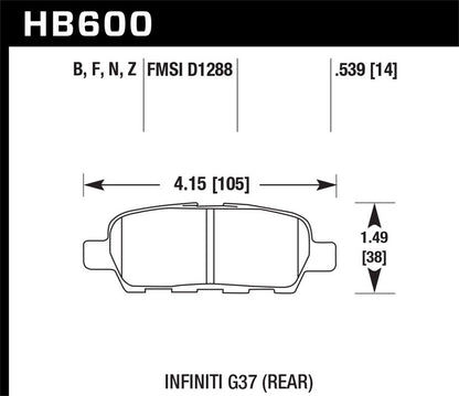 Hawk Disc Brake Pad