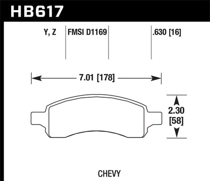 Hawk Disc Brake Pad
