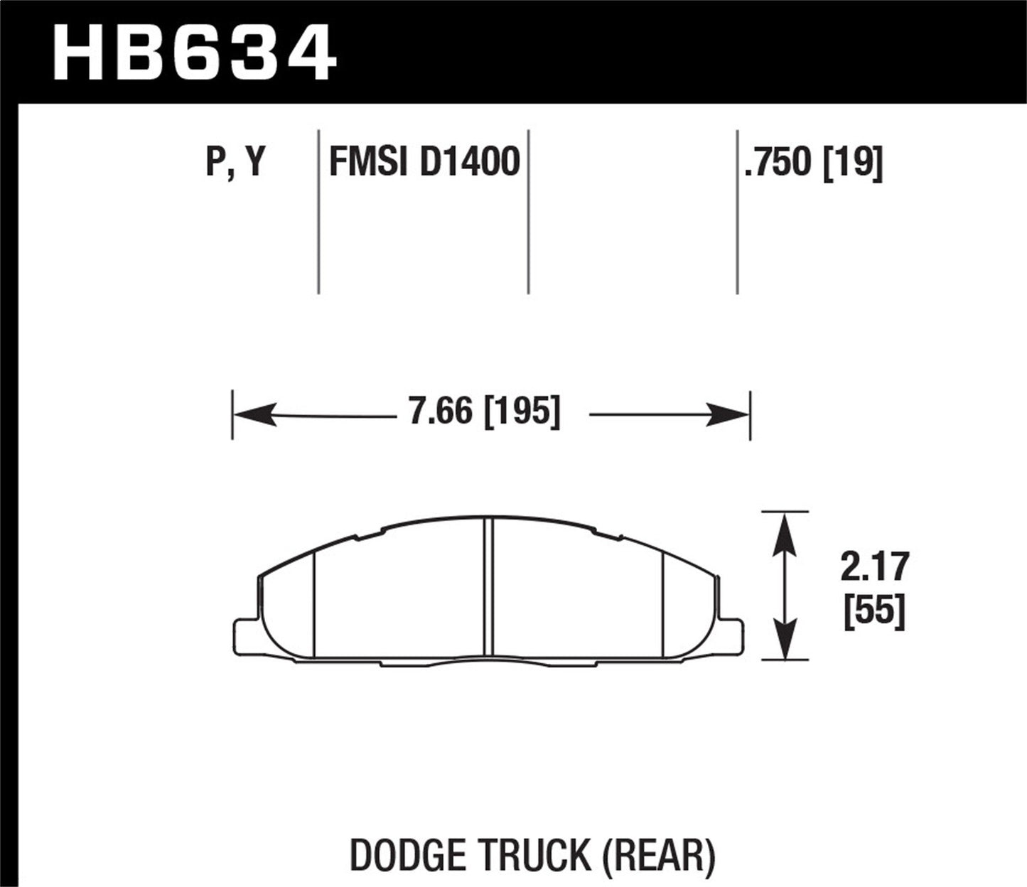 Hawk SuperDuty Brake Pads Rear Dodge Ram 2500 Laramie 2009-2009 *Discontinued