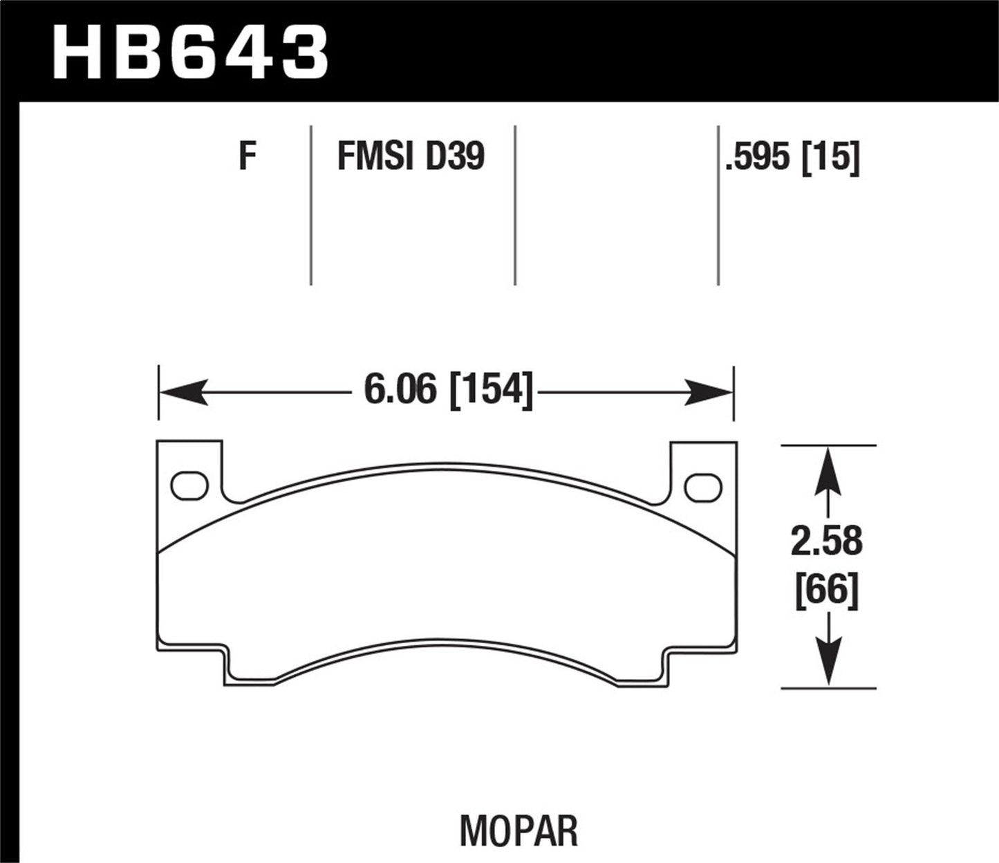 Hawk Disc Brake Pad