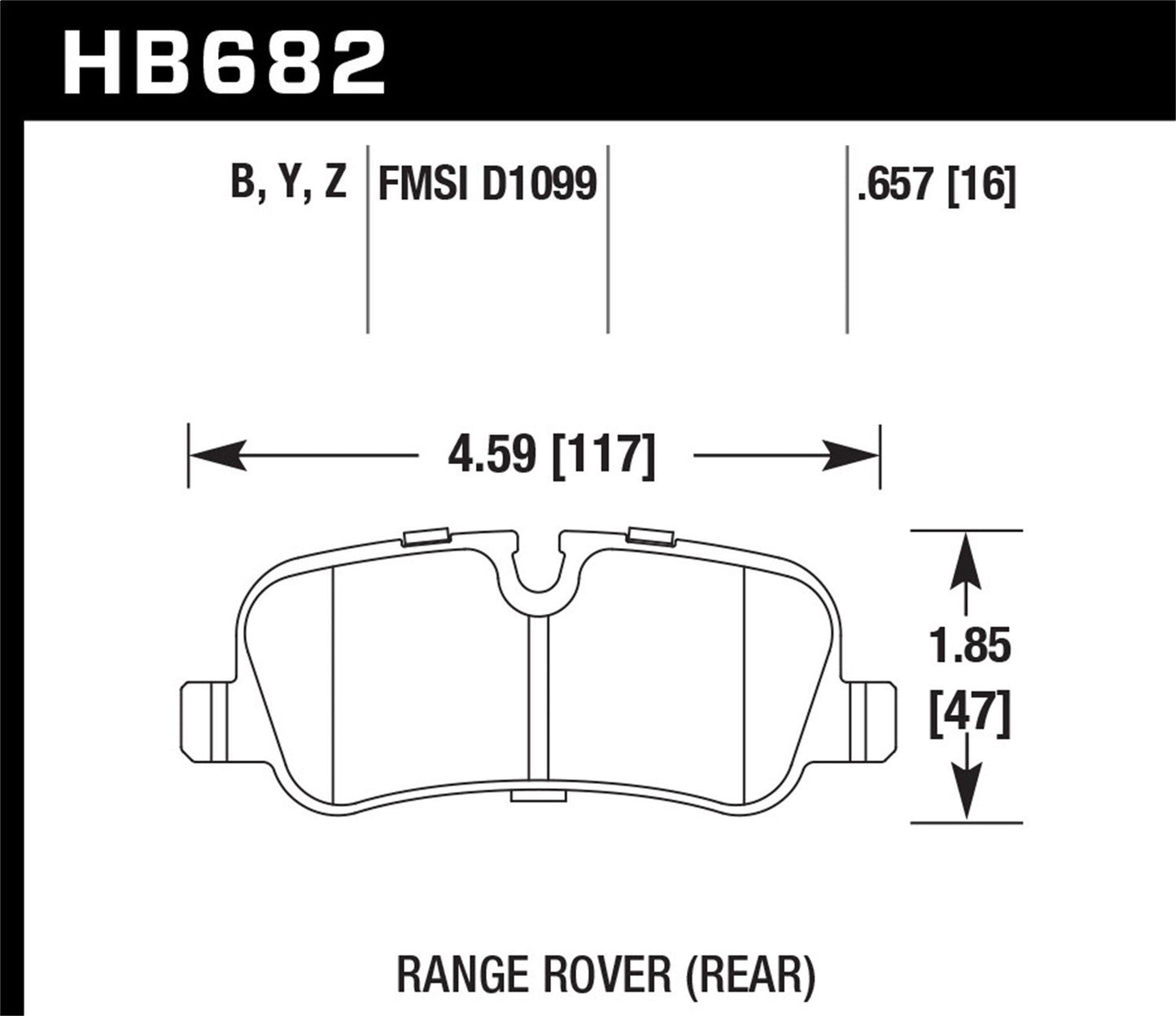 Hawk Disc Brake Pad