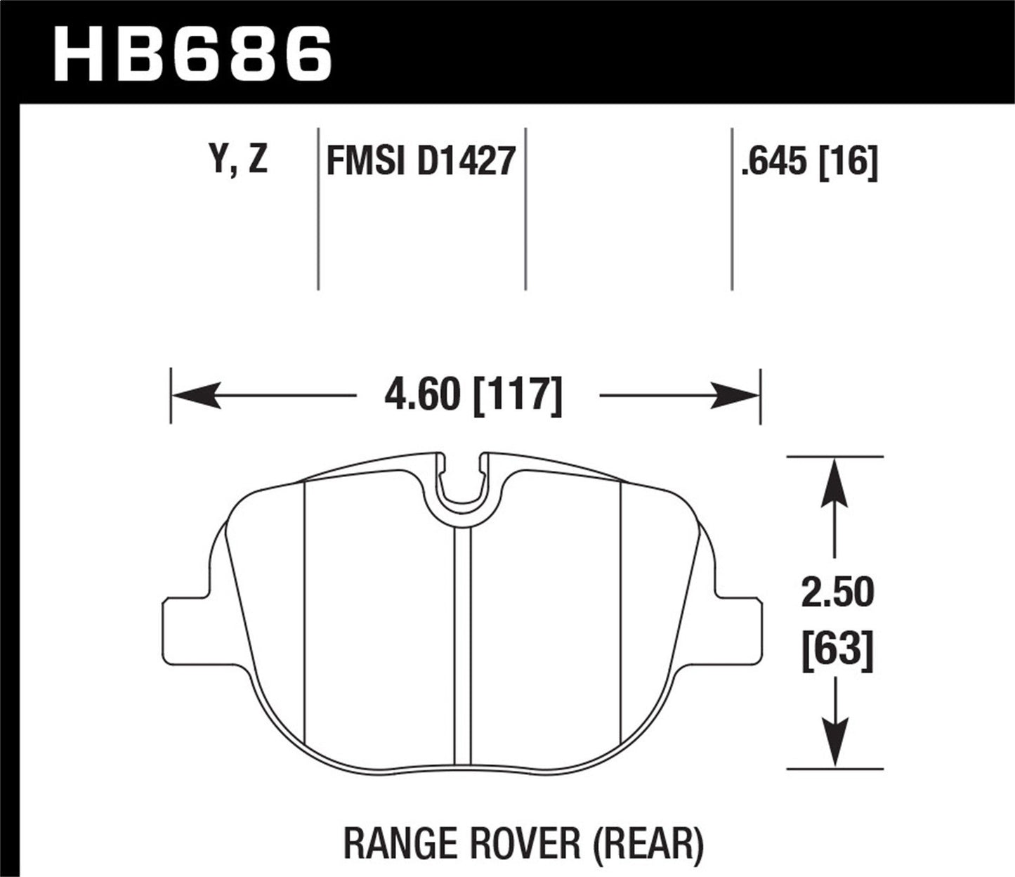 Hawk Disc Brake Pad