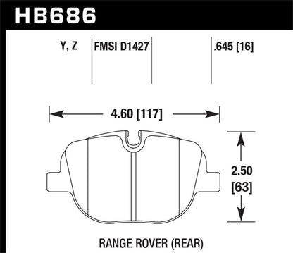 Hawk Disc Brake Pad