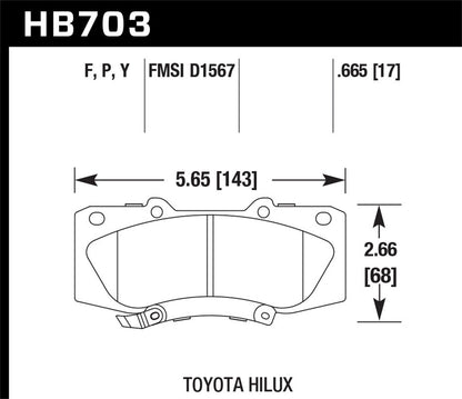 Hawk Disc Brake Pad