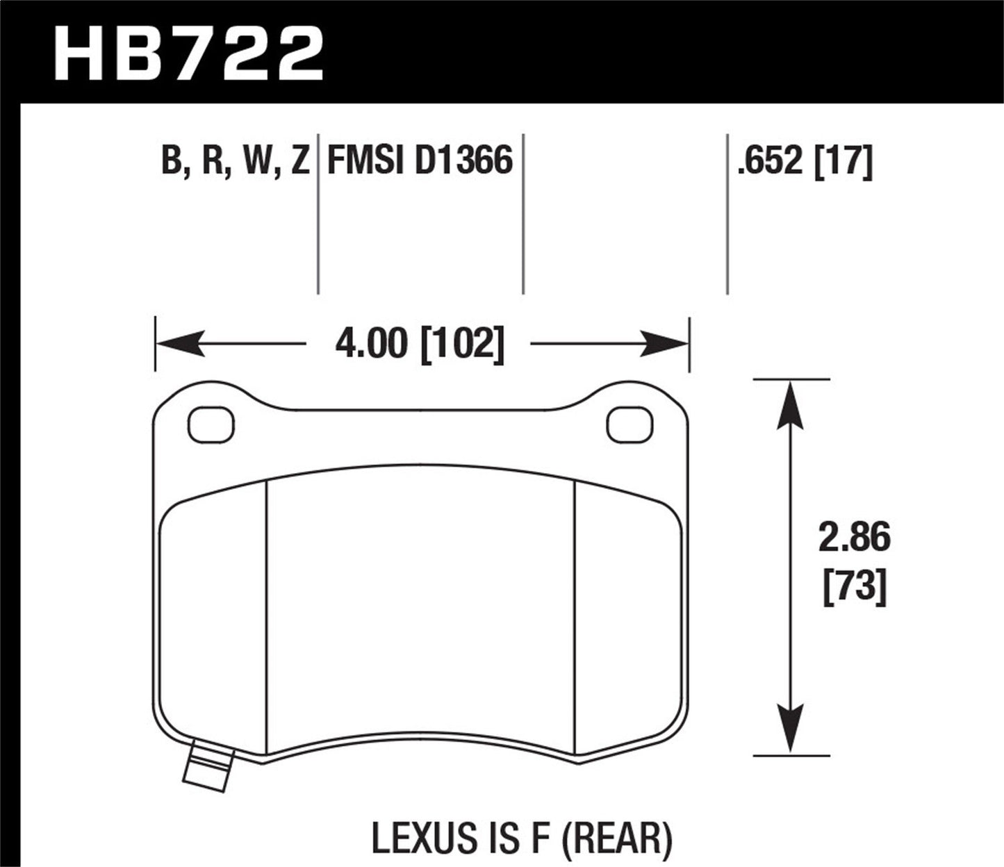 Hawk Disc Brake Pad