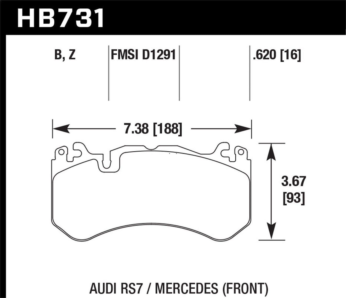 Hawk Disc Brake Pad