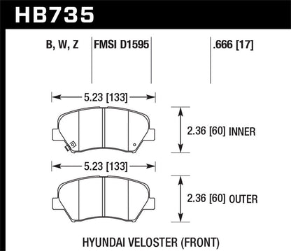 Hawk Disc Brake Pad