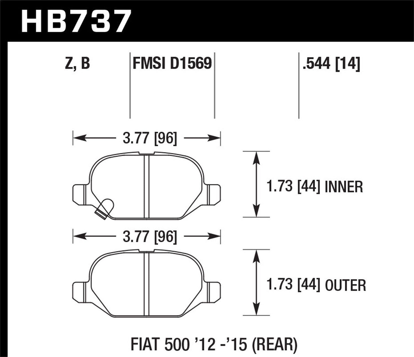 Hawk Disc Brake Pad *Discontinued