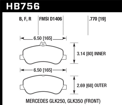 Hawk HPS Street Front Brake Pad