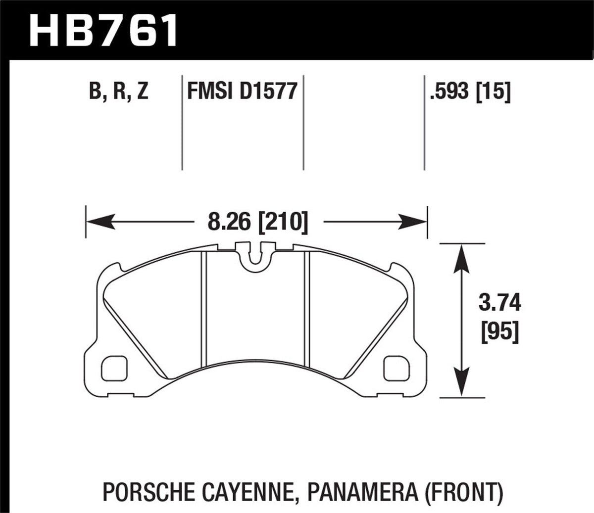 Hawk HPS 5.0 Street Font Brake Pad *Discontinued
