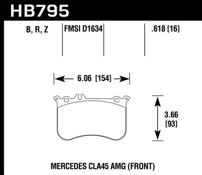 Hawk 14-17 Mercedes-Benz CLA 45 AMG/15-17 Mercedes-Benz GLA 45 AMG HPS 5.0 *Discontinued
