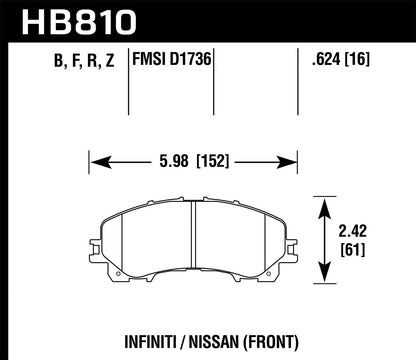 Hawk PC Street Front Brake Pad