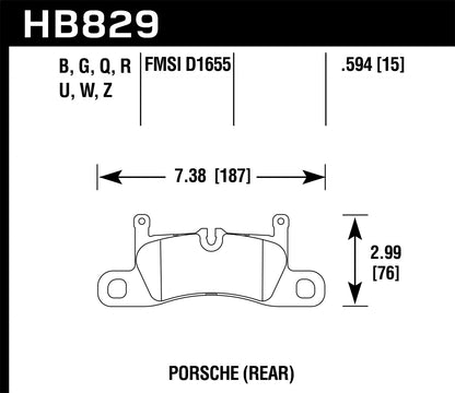 Hawk PC Street Rear Brake Pad *Discontinued