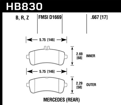 Hawk PC Street Rear Brake Pad *Discontinued