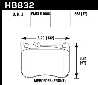 Hawk HPS 5.0 Street - Front Brake Pad