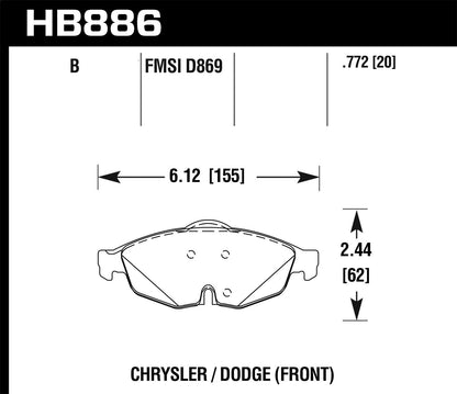 Hawk Performance -Disc Brake Pad