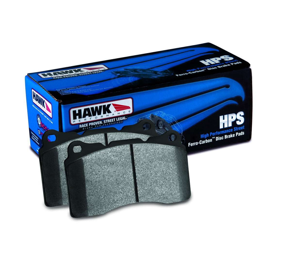 Hawk Sector 27 Rear Rotors and HPS Pads Kit Mazda CX-9 2007
