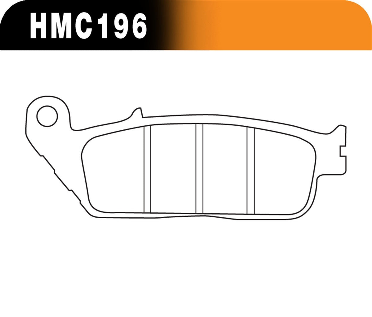 Hawk Non-Asbestos Organic; Disc Brake Pads