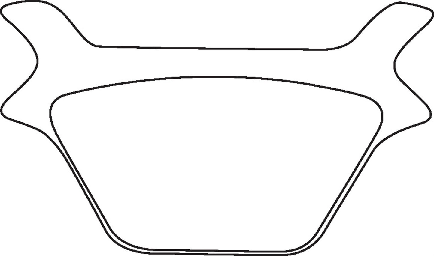 Hawk Non-Asbestos Organic; Disc Brake Pads