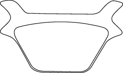 Hawk Non-Asbestos Organic; Disc Brake Pads