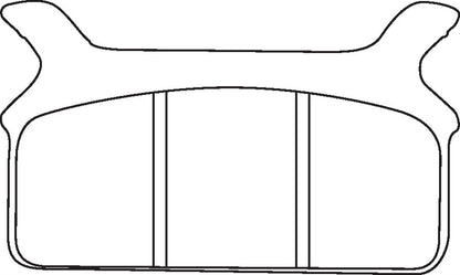Hawk Non-Asbestos Organic; Disc Brake Pads